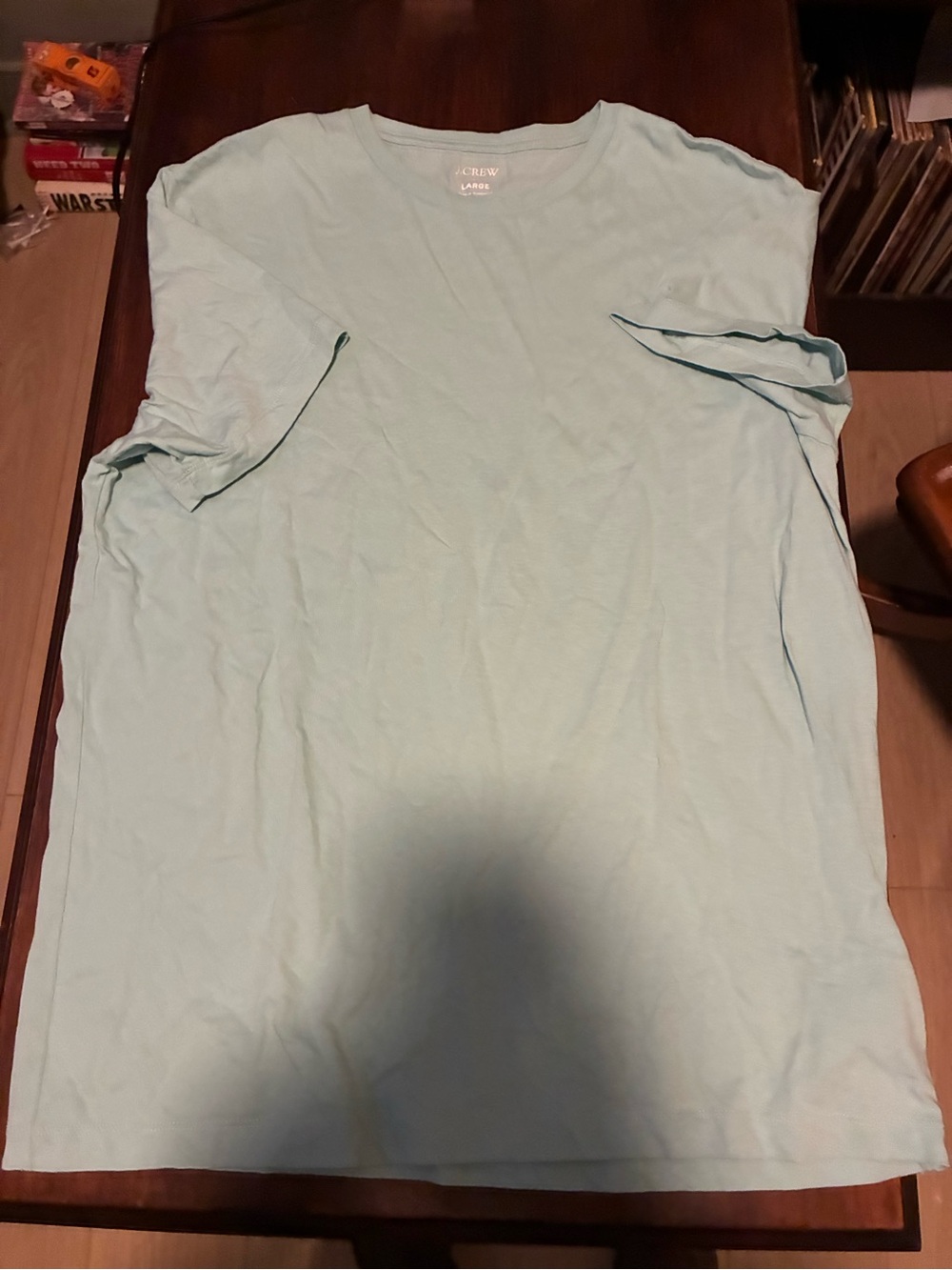 J. Crew Light Mint Green Short Sleeve Crew Neck Tee